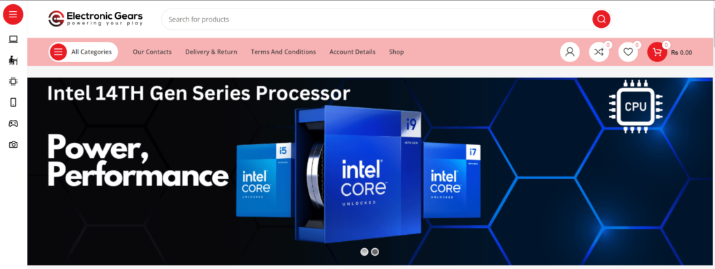 E-commerce Electronic Gears